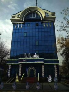 Оформление новогоднее зданий. Ташкент #1730433