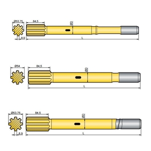 Хвостовик аналог Atlas Copco COP 1550,  COP 1550,  COP 1638,  COP 1838,  COP 2238 #1739038