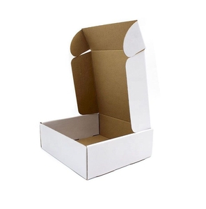 Готовые крафт и белые коробки с крышкой #1741676