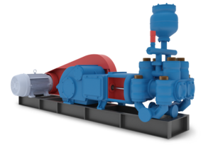 Насосный агрегат АН-125 с электродвигателем ВЗИ на раме #1749641
