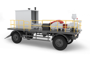 Насосный агрегат АН-50,  дизельный двигатель ЯМЗ 236М2,  на прицепе. #1749640