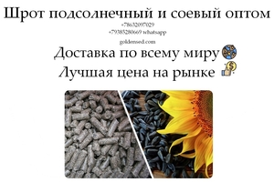 Шрот подсолнечный и соевый оптом в Узбекистане от ГК Юг Руси #1753985